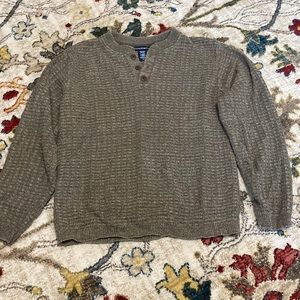cozy womens brown knit sweater